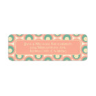 Mod Dots Retro Aesthetic Blush Pink and Teal