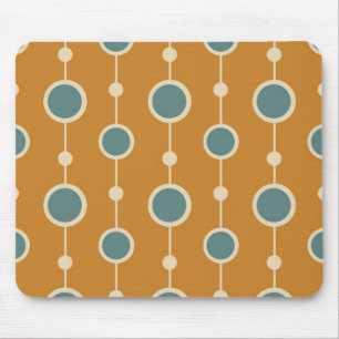 Mod Drops Orange Mouse Mat