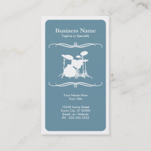 mod drums business card