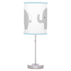 Mod Elephant White with Light Blue Trim