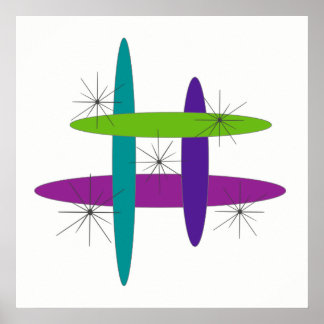 Mod Elliptical Poster