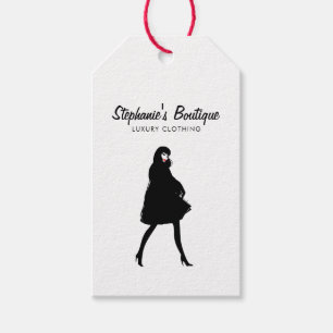 Mod Fashion Girl Boutique Gift Tags