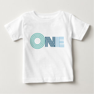 Mod First Birthday Baby T-Shirt