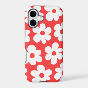 Mod Floral Pattern Pink and Magenta