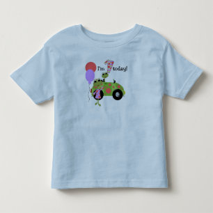Mod Frogs 1st Birthday Toddler T-Shirt