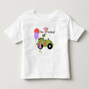 Mod Frogs 1st Birthday Toddler T-Shirt