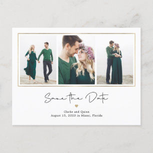 Mod Gallery EDITABLE COLOR Save The Date Postcard