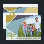 Mod Geometric Hanukkah Menorah Photo Holiday Party Invitation<br><div class="desc">Designed by fat*fa*tin. Easy to customise with your own text, photo or image. For custom requests, please contact fat*fa*tin directly. Custom charges apply.
www.zazzle.com/fat_fa_tin
www.zazzle.com/color_therapy
www.zazzle.com/fatfatin_blue_knot
www.zazzle.com/fatfatin_red_knot
www.zazzle.com/fatfatin_mini_me
www.zazzle.com/fatfatin_box
www.zazzle.com/fatfatin_design
www.zazzle.com/fatfatin_ink</div>