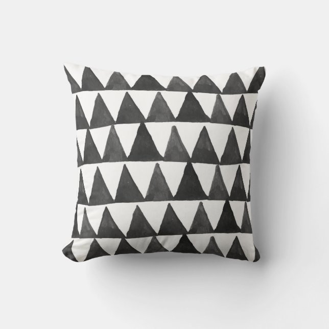 Mod Geometric Triangles Cushion (Front)