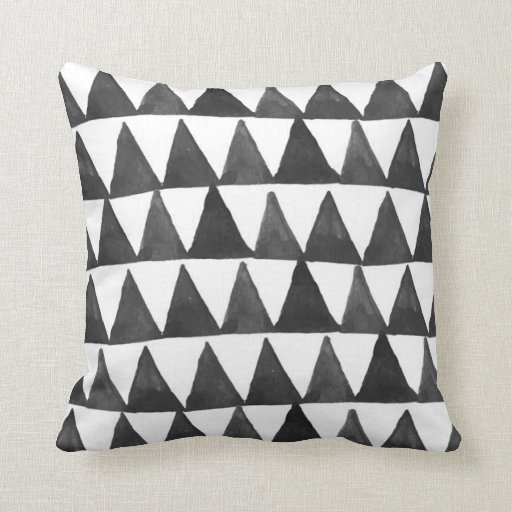 Image of Mod Geometric Triangles Cushion