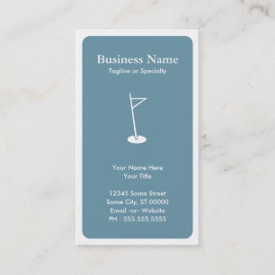 mod golf business card