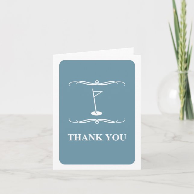 mod golf : thank you card (Front)