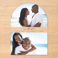 MOD H Duo Photo Save the Date Arc