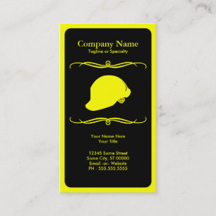 mod hard hat business card