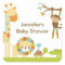 Mod Jungle Safari Baby Shower Stickers