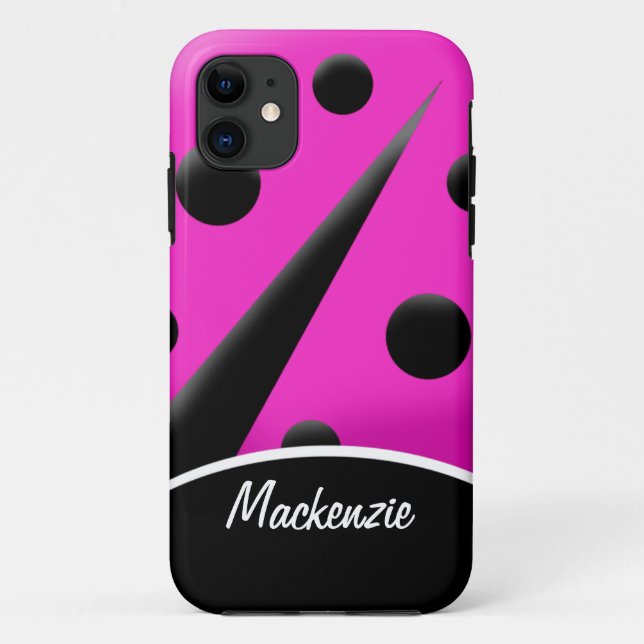 Mod Ladybug (Hot Pink) iPhone 5 Casemate Case (Back)