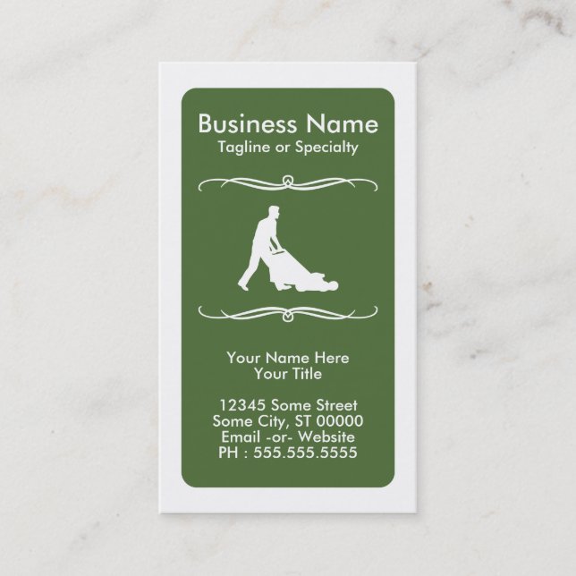 mod lawn mowings loyalty card (Front)