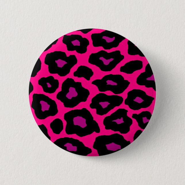 Mod Leopard 6 Cm Round Badge (Front)