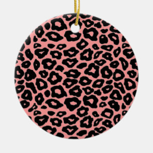 Mod Leopard Ceramic Tree Decoration