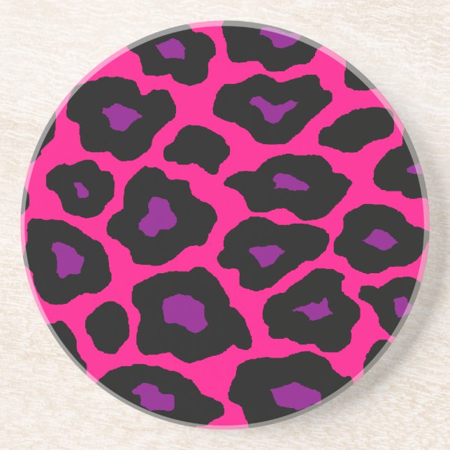 Mod Leopard Coaster (Front)