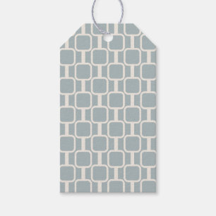 Mod Links Retro Modern Geometric Pattern Gift Tags
