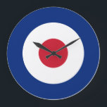 Mod Logo Original Large Clock<br><div class="desc">The Target,  the Mod Logo,  the Roundle,  call it what you like - it's iconic.</div>