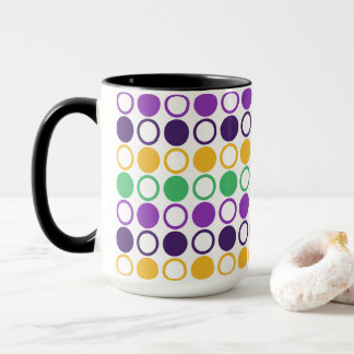 Mod Mardi Gras Dots Mug
