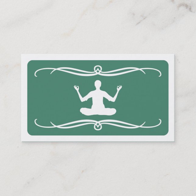 mod meditation (colour customisable) business card (Front)