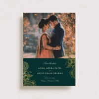 Mod Mehandi Wedding Save the Date