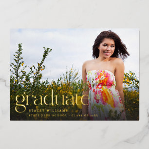MOD Mod Photo Graduation Announcement H