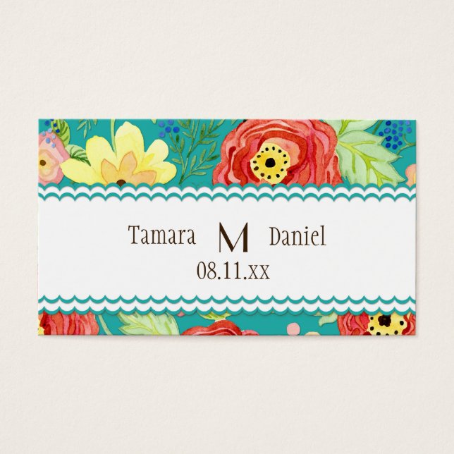 Mod Modern Floral Ranunculus Leaf Rose Bracket (Front)