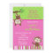 Mod Monkey Birthday Invitations