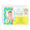 Mod Monkey Photo Birthday Party Invitation