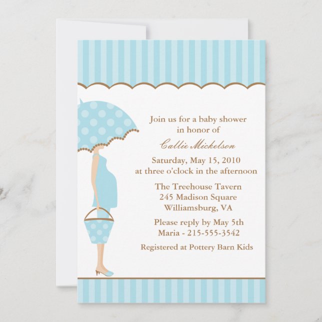 Mod Mum Baby Shower Invitation (Front)