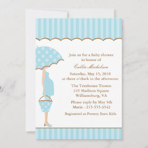 Mod Mum Baby Shower Invitation