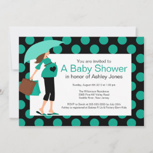 Mod Mum Boy/Girl Baby Shower Invitation