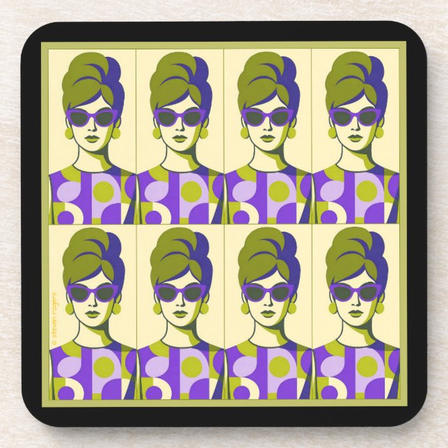 Mod Muse.   Coaster (Front)