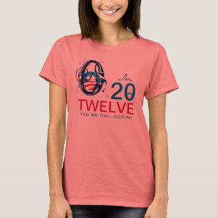Mod Obama 2012 Yes We Did Again Ringer T-Shirt