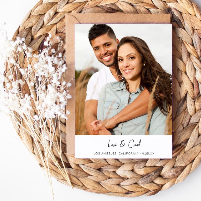 MOD Para Photo Vertical Save the Date Invitation (Creator Uploaded)