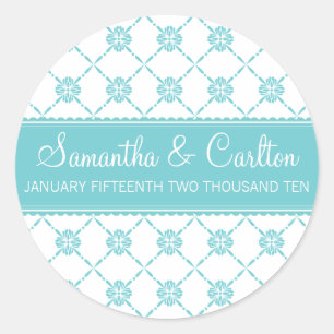 Mod Pattern Monogram Sticker