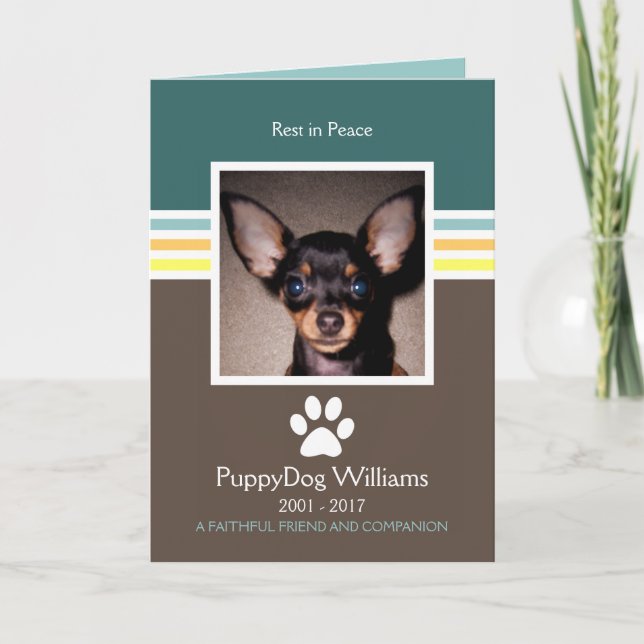 mod pet loss memorial card (Front)