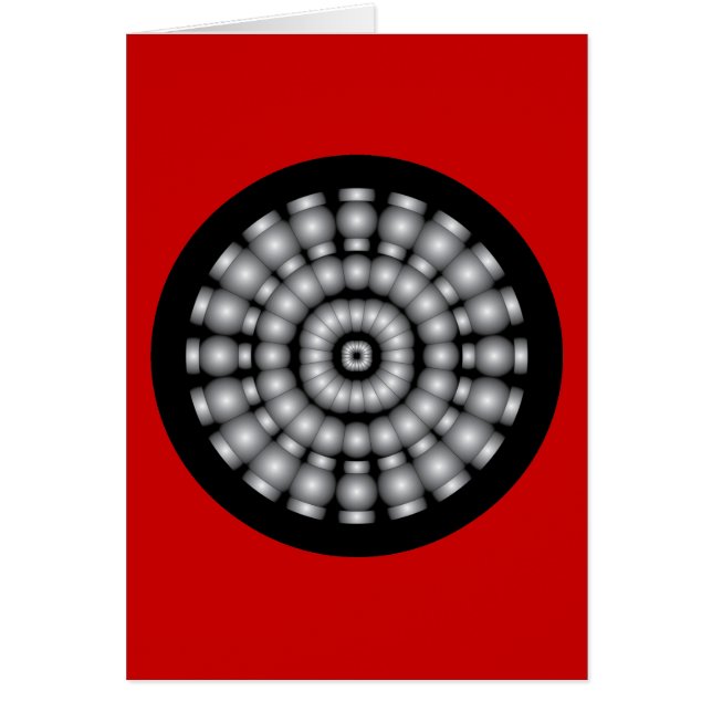 Mod Psychedelic Spheres Dartboard (Front)