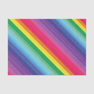 Mod Rainbow Colourful 1st Birthday Party Tissue Paper