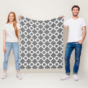 Mod Retro 60's Custom Colour Fleece Blanket