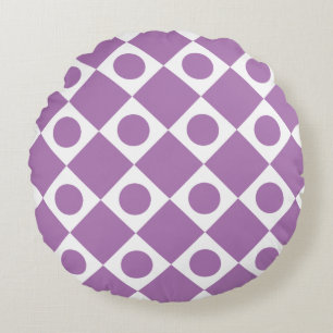 Mod Retro 60's Custom Colour Round Pillow