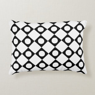 Mod Retro 60's White Decorative Cushion
