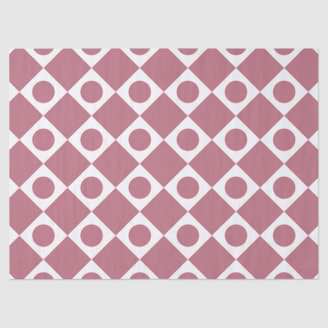 Mod Retro 60's Wildberry Tissue Paper (Front)
