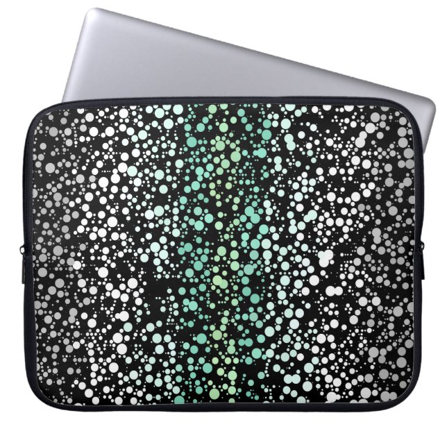 Mod Retro Quirky Groovy Boho Paragender Pride Laptop Sleeve (Front)