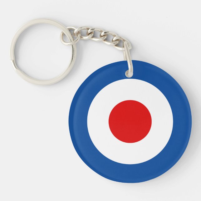 Mod Roundel Double-Sided Keychain (Front)