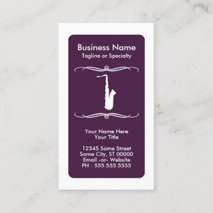 mod saxophone loyalty card